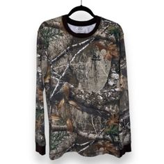 T-Shirt Camo Long Sleeve Shirt, Camo Long Sleeve, Crew Neck Tshirt, Long Sleeve Shirt, Neck T Shirt, Sleeve Shirt, Camo, Long Sleeve Shirts, Tee Shirts