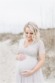 Charleston, South Carolina Maternity Session photographed by Laura Ryan Photography and featured on The Fount Collective #maternity #pregnancy #expecting Motherhood Photography, Folly Beach, Beach Maternity, Casual Maternity, Asos Maternity, Maternity Photoshoot, Charleston South Carolina, Wardrobe Style