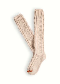 Thunders Love High Knee Cable Knit Raw White Socks Cable Knit Socks, White Socks, High Knees, Plain Color, Knee High Socks, White Sock, Knit Socks, Knitting Socks, Cable Knit