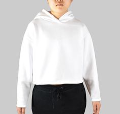 100% organic cotton sweatshirt Active wear Color: white White Cotton Hoodie Sweats, Trendy White Hoodie With Ribbed Cuffs, Basic White Hoodie For Streetwear, Basic White Cotton Hoodie, White Cotton Hooded Sweatshirt, White Cotton Hooded Sweats, White Relaxed Fit Basic Hoodie, Basic White Sweatshirt With Drawstring Hood, White Basic Sweatshirt With Drawstring Hood