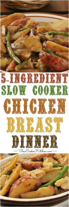 the recipe for slow cooker chicken breast and dinner