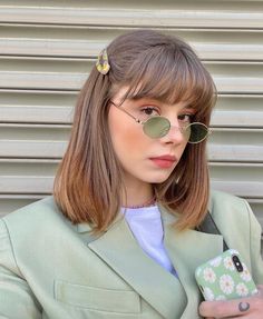 Hait Style, Aesthetic Short Hair, Selfies Aesthetic, Oval Face Hairstyles, Trendy Short Haircuts, Short Haircut, Short Hair Haircuts, Short Hair With Bangs