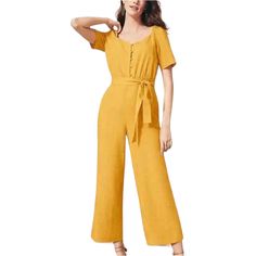 Ann Taylor Wide Leg Cropped Jumpsuit In Marigold Yellow Pit 19 Sleeve 12 Inseam 27 1/2 Casual Yellow Jumpsuits And Rompers For Work, Elegant Yellow Jumpsuits And Rompers For Work, Elegant Yellow Jumpsuits For Workwear, Yellow V-neck Jumpsuits And Rompers For Work, Spring Yellow Jumpsuits And Rompers For Workwear, Yellow Jumpsuit For Spring Workwear, Yellow Jumpsuits And Rompers For Spring Workwear, Fitted Yellow Jumpsuits And Rompers, Gold Fitted Jumpsuits And Rompers For Summer