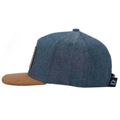 This denim hat showcases a retro brown American flag patch on lightweight denim and a smooth brown suede flat bill visor. Its adjustable snapback closure ensures a customized fit for comfort. Liberty Kids, American Flag Kids, American Flag Hat, American Flag Patch, Flag Hat, Flag Patches, Denim Hat, Suede Flats, Baby Size