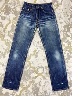 27x31.5 Distressed Blue Vintage Levi's 552 Jeans SJ158 Size: 27 Item Description tag : Levi's Actual measurement (inches): Waist - 27 Front Rise - 10.5 Hips - 40 Thigh - 11 Knee - 8 Leg Opening - 15 Inseam - 31.5 Outseam - 42 Material : Cotton  *Disclaimer: Product color may slightly vary due to photographic lighting sources or your monitor settings.    #SJ158 Distressed Straight Denim Jeans, Straight Distressed Denim Jeans, Distressed Straight Denim Blue Jeans, Straight Distressed Denim Blue Jeans, Dark Wash Distressed Straight Bottoms, Straight Washed Denim Jeans, Distressed Denim Jeans Standard Cut, Distressed Denim Jeans With Standard Cut Leg, Medium Wash Jeans With Standard Cut Leg