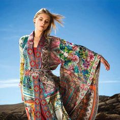 Johnny Was Clothing, Silk Clothing, Silk Shirts, Silk Dresses, Boho Beauty, Bohemian Lifestyle, Silk Outfit, Boho Kimono