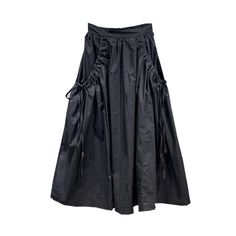 Olivia Mark - Casual Black Irregular Hem Midi Skirt with Flared Hem - Elegant Midi Skirt Elegant Midi Skirt, Black Skirt Outfits, Rock Outfit, Midi Flare Skirt, Irregular Hem, High Waisted Flares, Black Midi Skirt, Fall Skirts, Mode Inspo