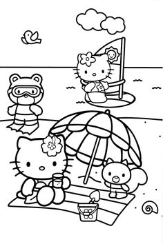 Hello Kitty para colorir Coloring Books For Kids