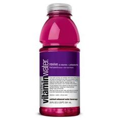 a bottle of vitamin water on a white background