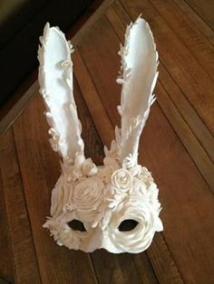 Bunny Mask, Masks Art, Masks Masquerade, Masquerade Mask, Masquerade Ball, White Rabbit, Character Outfits, Diy Halloween, Mask Design