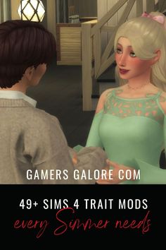 two people standing next to each other with text overlay that reads gamers galore com