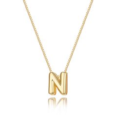 PRICES MAY VARY. 𝐒𝐈𝐙𝐄: Initial N necklace length:16.5"+2" , Bubble letter charm: about 0.31”*0.39”, With 1.0mm wide box chain, Simple and stylish！ 𝐎𝐂𝐂𝐀𝐒𝐈𝐎𝐍: Add this dainty initial necklace to your jewelry collection，It can be worn alone or layered with other necklaces for most everyday outfits. 𝐌𝐀𝐓𝐄𝐑𝐈𝐀: This dainty gold necklace is made of 14K gold plated to ensure a long without faded, that is nickel free, lead free, and hypoallergenic. 𝐀𝐒 𝐀 𝐆𝐈𝐅𝐓: Choose your own gold N Initial Necklace, N Necklace, Gold Letter Pendants, Name Choker, Necklaces Dainty, Cute Name, Dainty Initial Necklace, Bubble Letter, Initial Necklaces