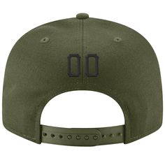 Custom Olive Black-Cream Stitched Adjustable Snapback Salute To Service Hat Embroidered No Minimum Cotton Snapback Hat For Fan Gear, Cotton Snapback Trucker Hat For Fans, Snapback Hat For Game Day Sports Fans, Cotton Snapback Baseball Cap For Sports Fans, Sports Fan Snapback Hat For Game Day, Cotton Flat Bill Baseball Cap For Fan Gear, Game Day Sports Fan Snapback Hat, Sports Fan Snapback Hat For Baseball Season, Sports Fan Snapback Hat With Flat Bill