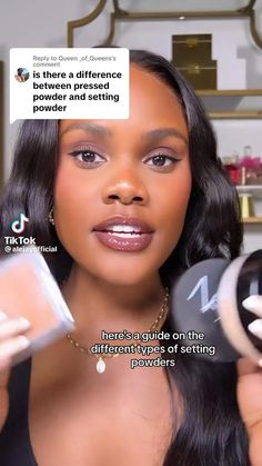 Setting Powder Translucent, Different Makeup Powders, Where Do You Put Setting Powder On Your Face, How To Bake Face With Powder, Setting Powder Black Women, Setting Powder Vs Baking Powder, Where To Put Setting Powder