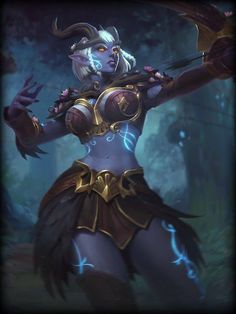 Smite Neith, Smite Gods, Smite Game, Akali League Of Legends, Warcraft Characters, Fantasy Demon, Warcraft Art, Fantasy Races, Concept Art Character