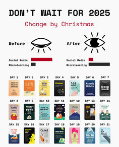 a poster with the words don't mat for 205 change by christmas