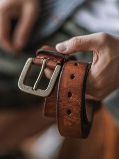 Just take this belt for example, with its luxurious calfskin leather and brass buckle embellishment promising to become a regular, timeless addition to any and every look