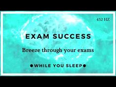 a poster with the words study success become a super - learner while you sleep