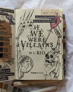 Dark academia aesthetics if we were villains ml Rio the secret history annotations annotated books art doodles Storytelling Quotes, If We Were Villains, Book Reading Journal, King Lear, Unread Books, Julius Caesar, Book Annotation, Book Study, Young Actors