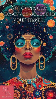 a woman with an afro is featured on the cover of stellar space magazine, which features illustrations