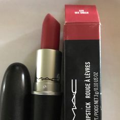 Mac See Sheer Lustre Lipstick . New & Discontinued Cheap Wishlist, Ruby Woo Lipstick, Frosted Lipstick, Cream Lip Stain, Makeup Images, Makeup Mac