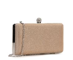 D Margeaux Women s Glitter Evening Bag Bring some glitz to your special evening with the D Margeaux womens glitter evening Bag. The rectangular clutch with an optional chain holds your must-haves in a slender, compact carrier. It boasts a soft fabric lining, rhinestone snap, and a beautiful glittery exterior to complement your outfit. Synthetic materialGlitter exteriorOptional chain strapRhinestone snap closure Soft fabric liningGathered fabric interior sides Glitter Clutch Evening Bag For Events, Glitter Clutch Evening Bag For Event, Glamorous Glitter Evening Bag For Night Out, Glitter Clutch Evening Bag, Chic Evening Clutch With Glitter, Chic Glitter Evening Bag For Events, Elegant Glitter Evening Bag Rectangular, Glamorous Glitter Rectangular Evening Bag, Elegant Rectangular Glitter Evening Bag