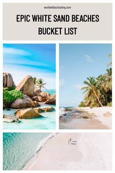 the white sand beaches bucket list