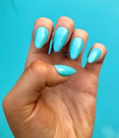 Bright Electric Blue Nails 20 Piece Press On Nails Neon Etsy Summer Nails Electric, Electric Blue Nails, Neon Blue Nails, Inspiring Nails, Nails Neon, Acrylic Pink, Blue Electric, Extension Designs, Nails Square