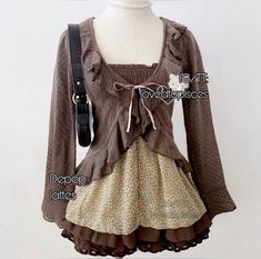 Shojo Girl Fall Outfit, Mori Kei, Outfit Inspo Casual, 2000s Fashion, Girly Outfits, Dream Clothes, Anemone, New Outfits