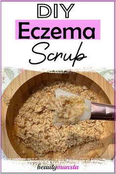 Make and oatmeal scrub for eczema as a natural treatment for soothing relief! This homemade diy oatmeal scrub for eczema is easy to make at home for instant relief. Diy Hair Scrub, Homemade Instant Oatmeal, Oatmeal Scrub, Diy Oatmeal, Homemade Oatmeal, Effortless Look, Diy Lotion, Face Scrub Homemade, Diy Body Scrub