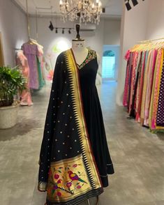 Long Frock Maggam Work Designs, Outfit Transformation, Paithani Dupatta, Simple Stitching, Saree Model, Baby Cast, Color Floor, Hand Embroidery Work