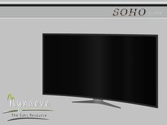 an image of a computer monitor screen with the name soho on it's side