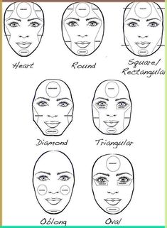 How to make your face look slimmer, makeup contouring tips and tricks. | http://www.youravon.com/ljohannesantana Piercing Face, Facial Shapes, Drag Make-up, Face Charts, Makijaż Smokey Eye, Diamond Face, Face Contouring