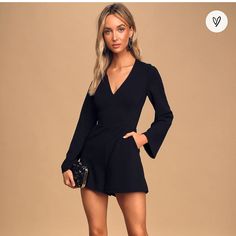 Description In Last Photo Brand New & Sold Out . . . Don’t Have A Poshmark Account? Sign Up And Get $10 Off Your First Purchase With Code: Daniellaaa_ . . . . Tags: Feminine Long Sleeve Romper V Neck Jumpsuit All Occasion Romper Formal V-neck Jumpsuits And Rompers For Going Out In Fall, Chic Long Sleeve Jumpsuits And Rompers For Going Out, Chic Long Sleeve Jumpsuits For Going Out, Elegant Long Sleeve Jumpsuits For Day Out, Casual Jumpsuits And Rompers For Going Out In Fall, Fitted Long Sleeve Jumpsuits And Rompers For Day Out, Black Strapless Jumpsuit, V Neck Jumpsuit, Lulu Pants