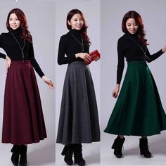 Fall Skirt Outfits With Boots Modest, Maxi Skirt Turtleneck Outfit, Long Skirt With Boots Outfit Winter, Skirt And Ankle Boots Outfit, Skirts Winter Outfits, Modest Winter Outfits For Church, Autumn Work Outfits, Librarian Chic Outfits, Boots With Skirt