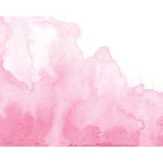 a pink and white background with watercolor stains