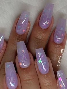 Unicorn Nail Art, Monogram Maker, French Pedicure, Art Design Ideas, Unicorn Nails, Colorful Nails, Purple Nail, Cute Acrylic Nail Designs, Mermaid Nails