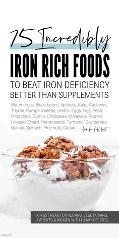 75 Iron Rich Foods   For Iron Deficiency Heme Iron Rich Foods, Foods For Iron Deficiency, Foods For Iron, Food For Iron Deficiency, Iron Rich Snacks, Foods For Vegetarians, Chemo Diet, Iron Deficiency Symptoms