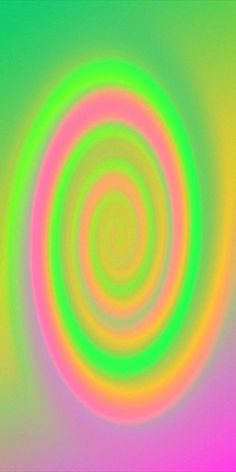 an image of a multicolored background with a circular design in pink, green and yellow