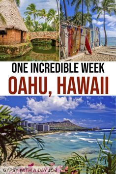 one incredible week in oahuu, hawaii