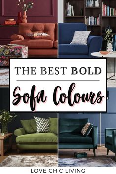 the best bold sofa colors for your living room