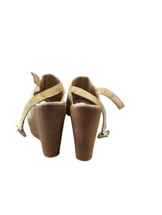 Brand: CLOTHES MENTOR Style: SANDALS HEELS WEDGE Color: TAN Size: 7.5 Other Info: mila paoli - SKU: 129-5941-10762 CONDITION: GENTLY USED Tan Clothes, Tan Sandals Heels, Heels Wedge, Tan Sandals, Brand Clothes, Heels & Wedges, Sandals Heels, Wedges, Size 7