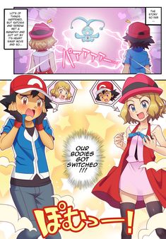 Pokemon Ash X Serena, Pokemon Alola, Pokemon Manga, Pokemon Special