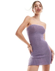 Jurken van Pull&Bear Mini jurk, mega impact Bandeau-model Bodycon pasvorm Bandeau Mini Dress, Petite Shirts, Pull & Bear, Maxi Dress Trend, Purple Fashion, Plus Size Pregnancy, Tea Dress, Skirted Swimwear, Mini Dress Party