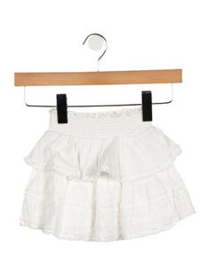 LoveShackFancy Toddler Girls White Raw Edge Ruffle Trim Skirt w/ elastic waistband. Black Love Shack Fancy Skirt, Love Shack Fancy Skirt, Loveshackfancy Skirts, White Loveshackfancy Skirt, Loveshackfancy Natasha Dress White, Raw Edge, Shopping Day, Ruffle Trim, Size 2