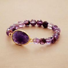 This is for the Nature lovers who enjoys the Beautiful Nature Inspired life with this unique Picasso Treasure Amethyst Bracelet . The Natural striking color of this Bracelet creates a truly outstanding piece that can be worn day to night. These bohemian style Bracelets are never out-of-date and always gives you a fashion and unique look. Why wait? Get yours now!! Since natural materials are unique (just like you) colors and shape may vary slightly from Bracelet to Bracelet, making Crystal Bead Jewelry, Bracelet Apple Watch, Purple Beads, Amethyst Healing, Phantom Quartz, Boho Bracelet, Amethyst Jewelry, Amethyst Bracelet, Stretchy Bracelets