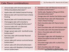 two different types of cake combinations