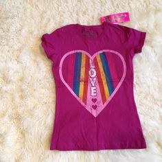 Nwt Children’s Top Purple Cotton Y2k T-shirt, Y2k Purple Short Sleeve Tops, Purple Short Sleeve Y2k Style Tops, Purple Short Sleeve Y2k Top, Purple Y2k Short Sleeve Tops, Y2k Purple Graphic Print Top, Playful Fitted Purple Tops, Cute Fitted Purple T-shirt, Playful Purple Cotton T-shirt