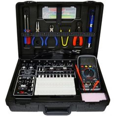 a toolbox with various tools in it