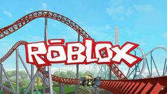 a roller coaster with the word roblox on it